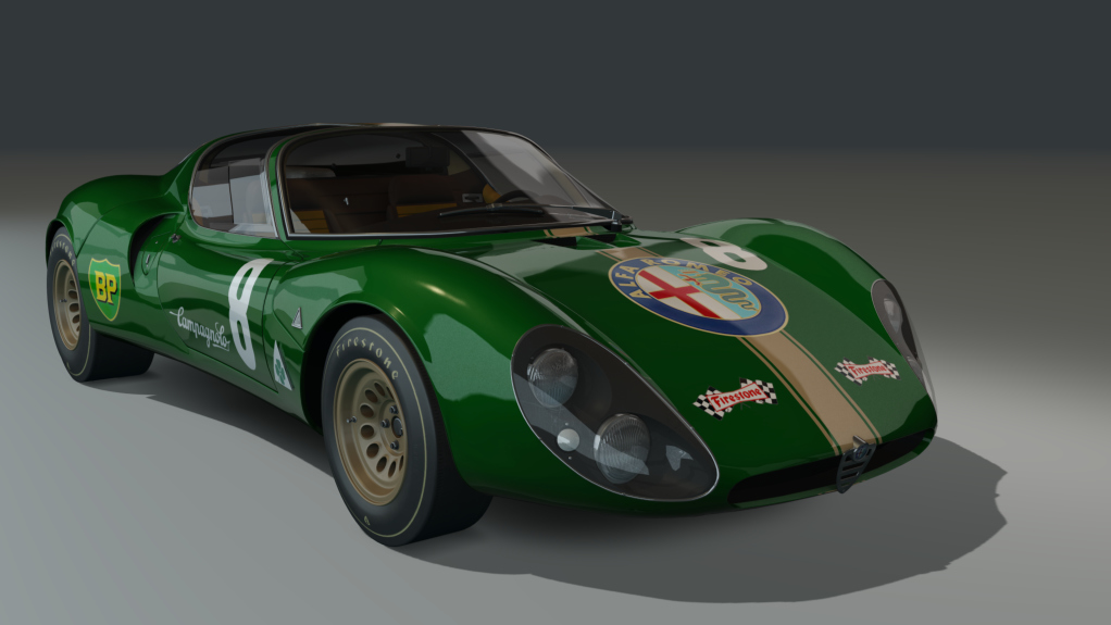 ACL GTC Alfa Romeo 33 Corsa Stradale, skin green8