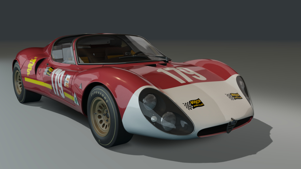 ACL GTC Alfa Romeo 33 Corsa Stradale, skin red179