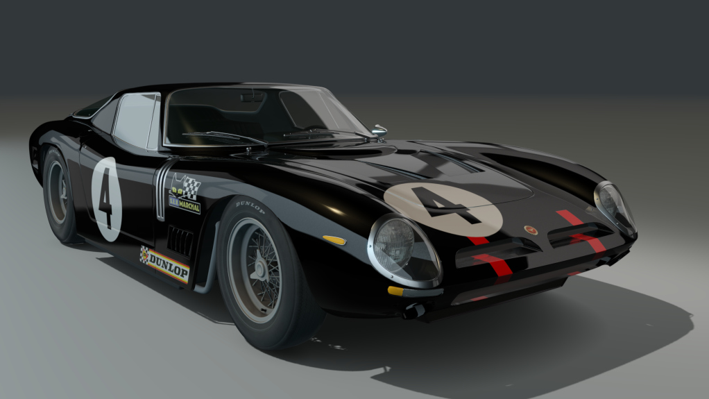 ACL GTC Bizzarrini GT 5300 Corsa, skin 04_black