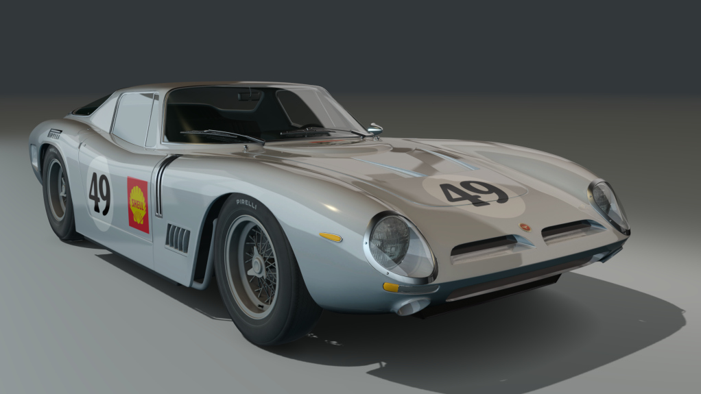 ACL GTC Bizzarrini GT 5300 Corsa, skin 49_silver