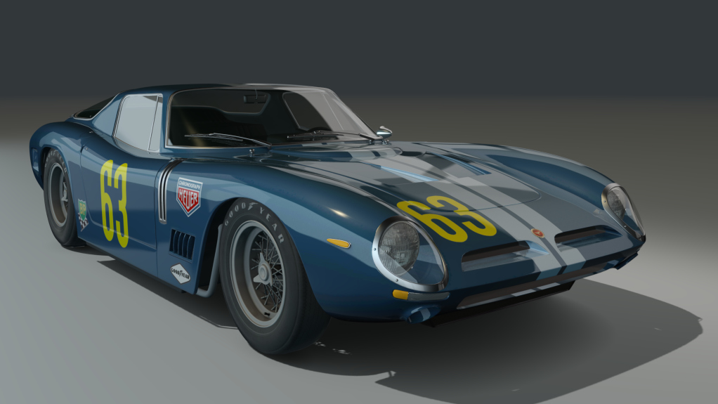 ACL GTC Bizzarrini GT 5300 Corsa, skin 63_bluestripe