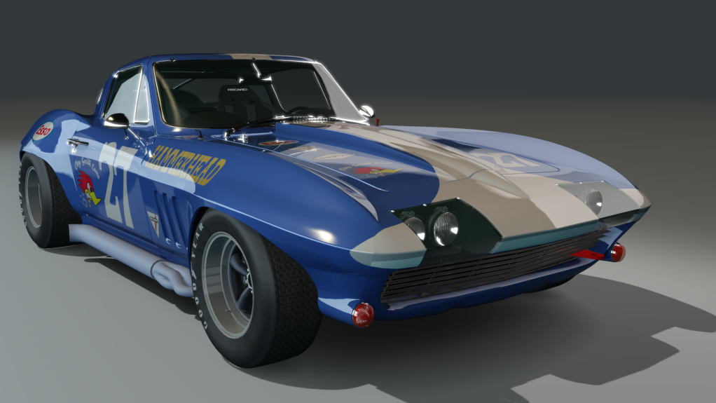 ACL GTC Corvette 1967, skin bluestripe