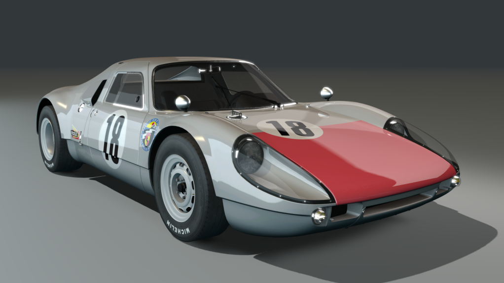 ACL GTC Porsche 904/6, skin red_motul