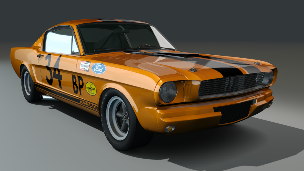 ACL GTC Shelby Mustang GT350R, skin orange_34