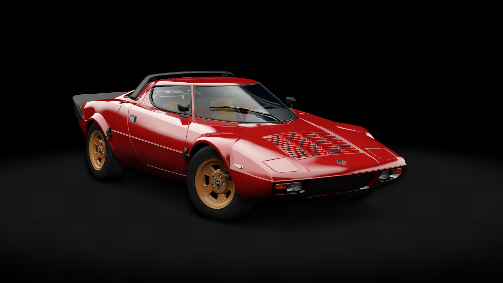 Lancia STRATO'S HF Stradale, skin Rosso_Arancio_Rally