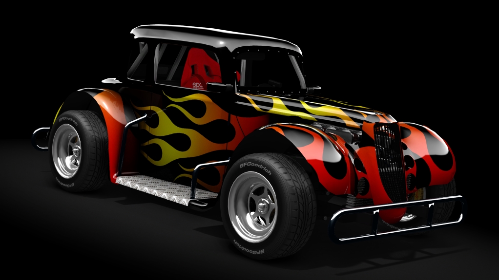 acfl legends cars, skin version_flammes