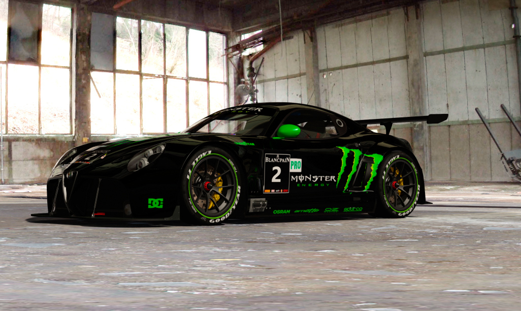 Alfa Romeo 8C Competizione GT Sport, skin Monster_2