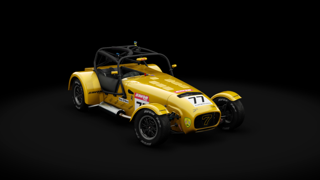 Caterham Seven 420R Race Car, skin 77_yellow