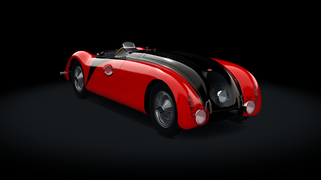 Bugatti Type 57G, skin black_red