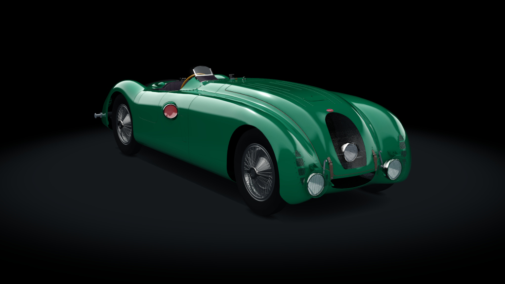 Bugatti Type 57G, skin british_racing_green