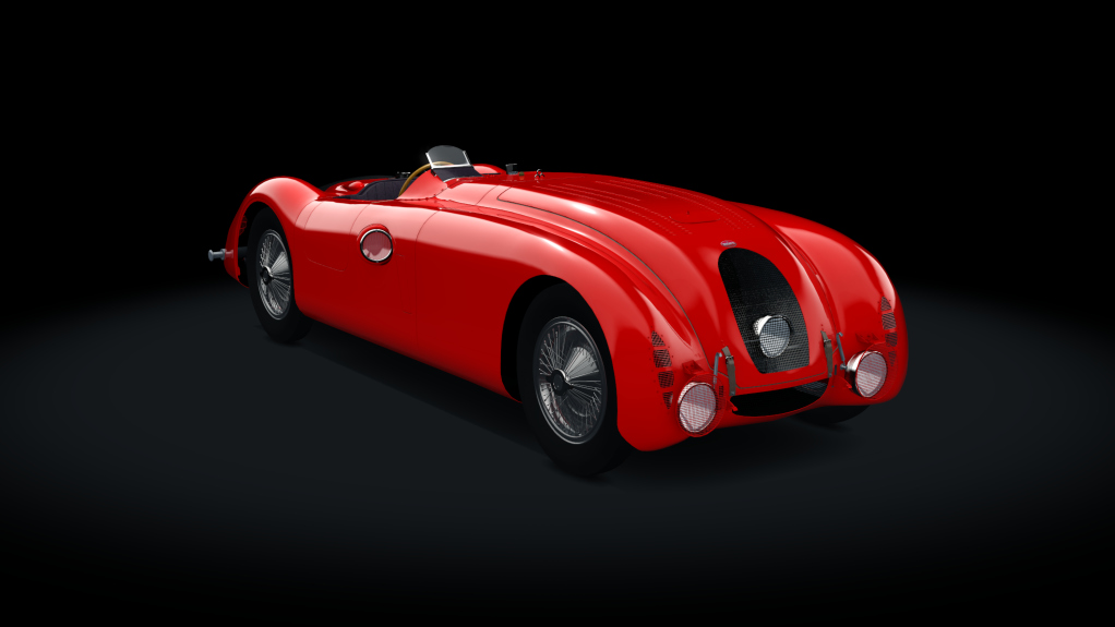 Bugatti Type 57G, skin rosso_corsa