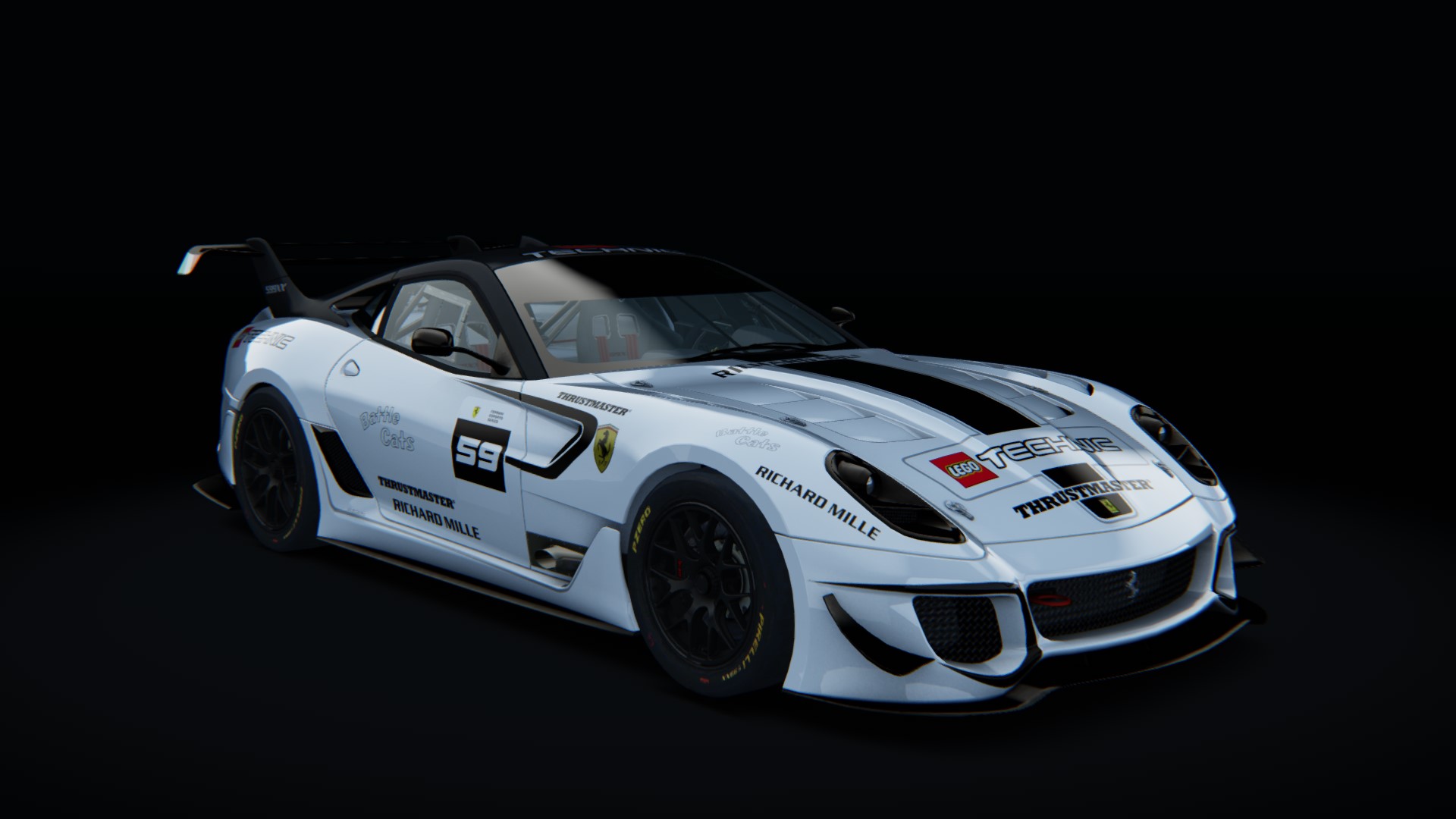 Ferrari 599XX EVO, skin fes_2021_59_white