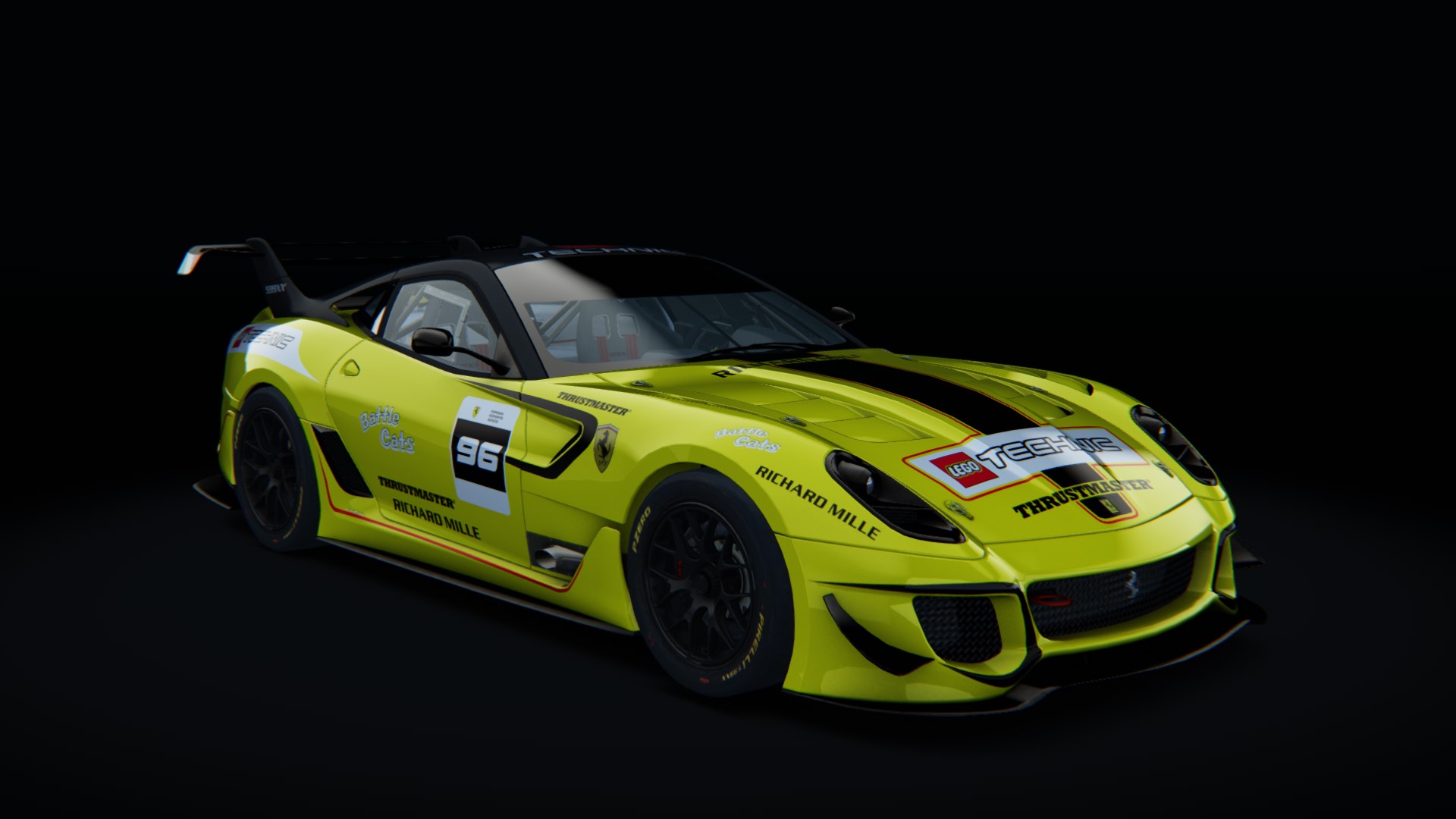 Ferrari 599XX EVO, skin fes_2021_96_yellow