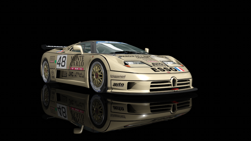 Bugatti EB110 SS (LM GT1) (1994), skin base Bugatti Coffee