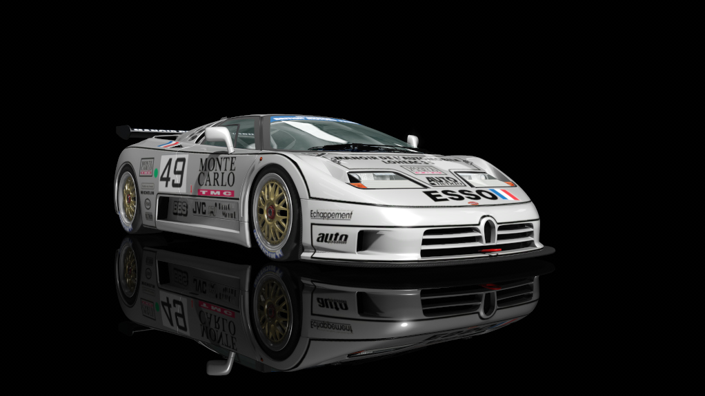 Bugatti EB110 SS (LM GT1) (1994), skin base Grey