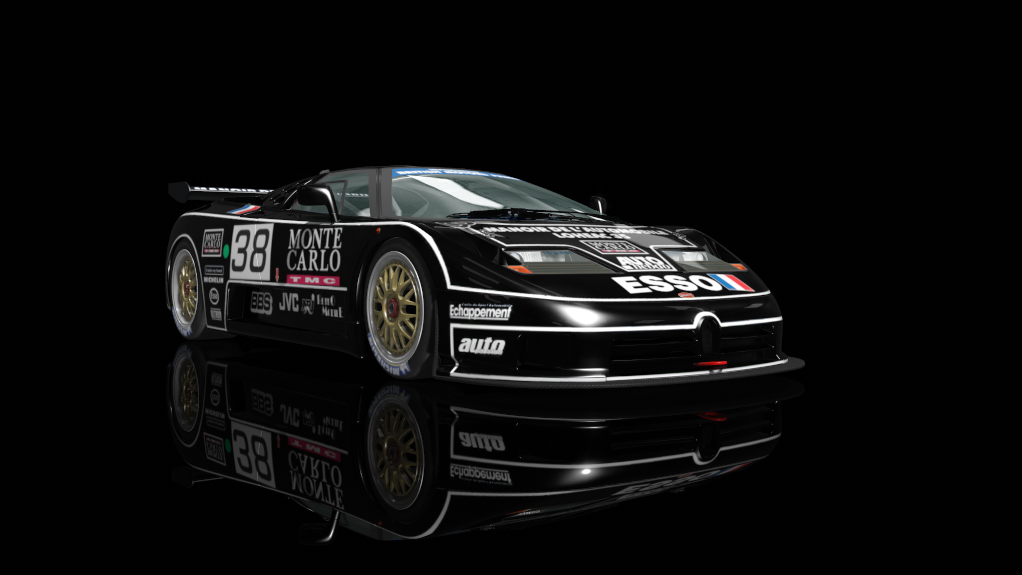 Bugatti EB110 SS (LM GT1) (1994), skin base black