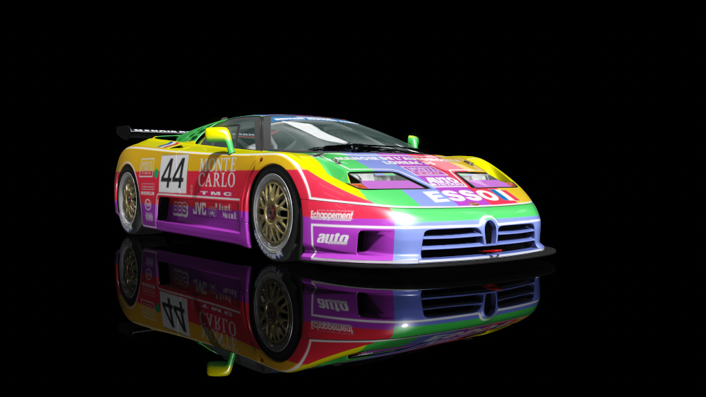 Bugatti EB110 SS (LM GT1) (1994), skin base pride