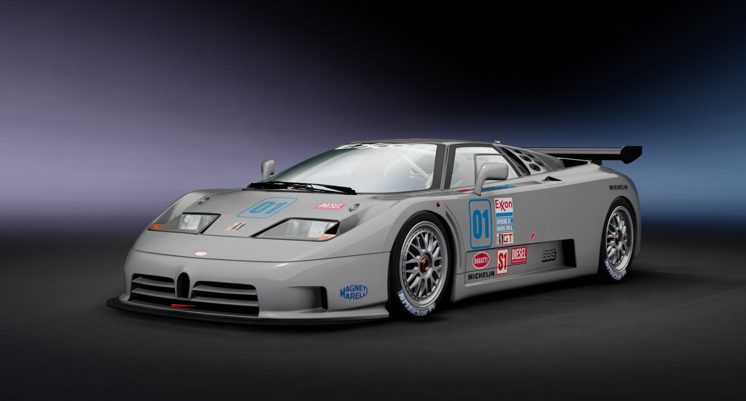 Bugatti EB110 SS (LM GT1) (1994), skin base2