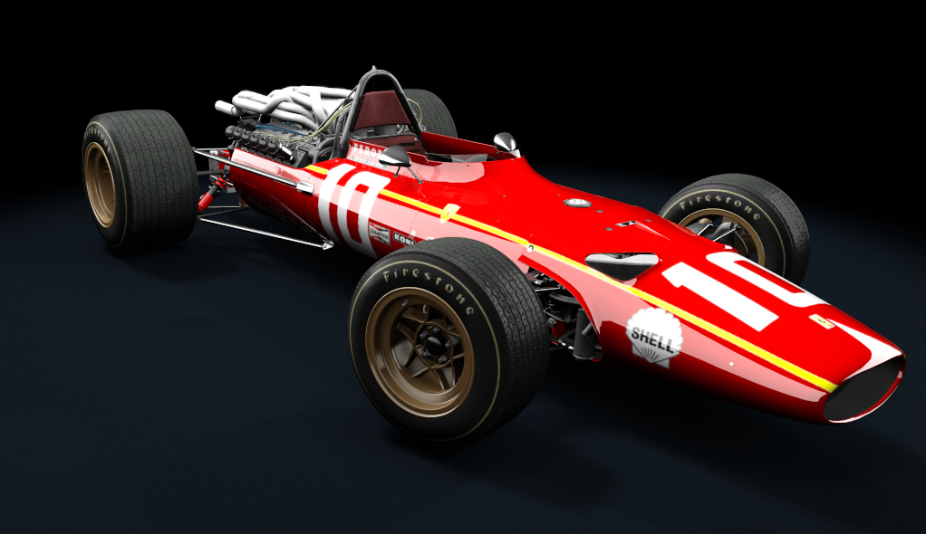 GPL Ferrari 312, skin ludovico_scarfiotti