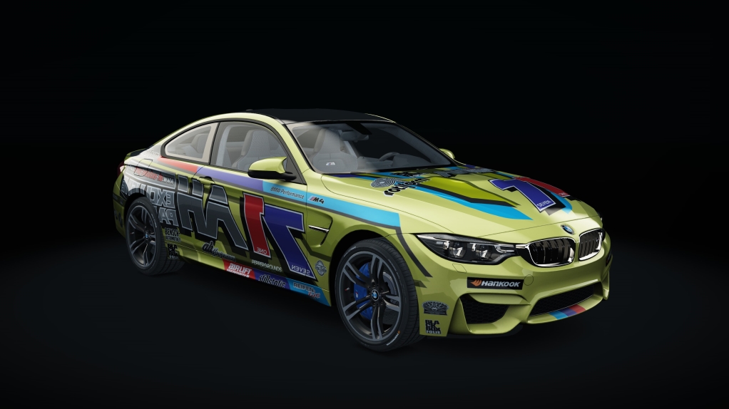 BMW M4 Akrapovic, skin Blackbox