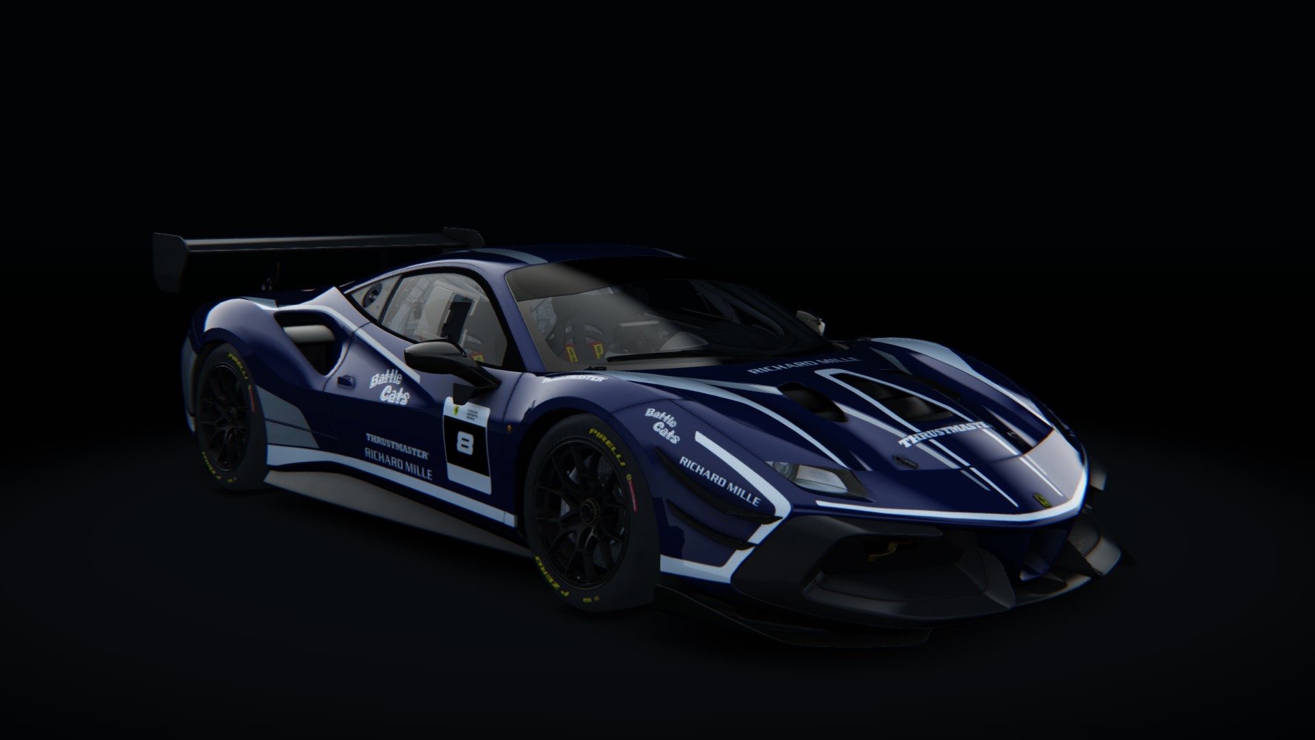 Ferrari 488 Challenge Evo, skin fes_2021_08_blue