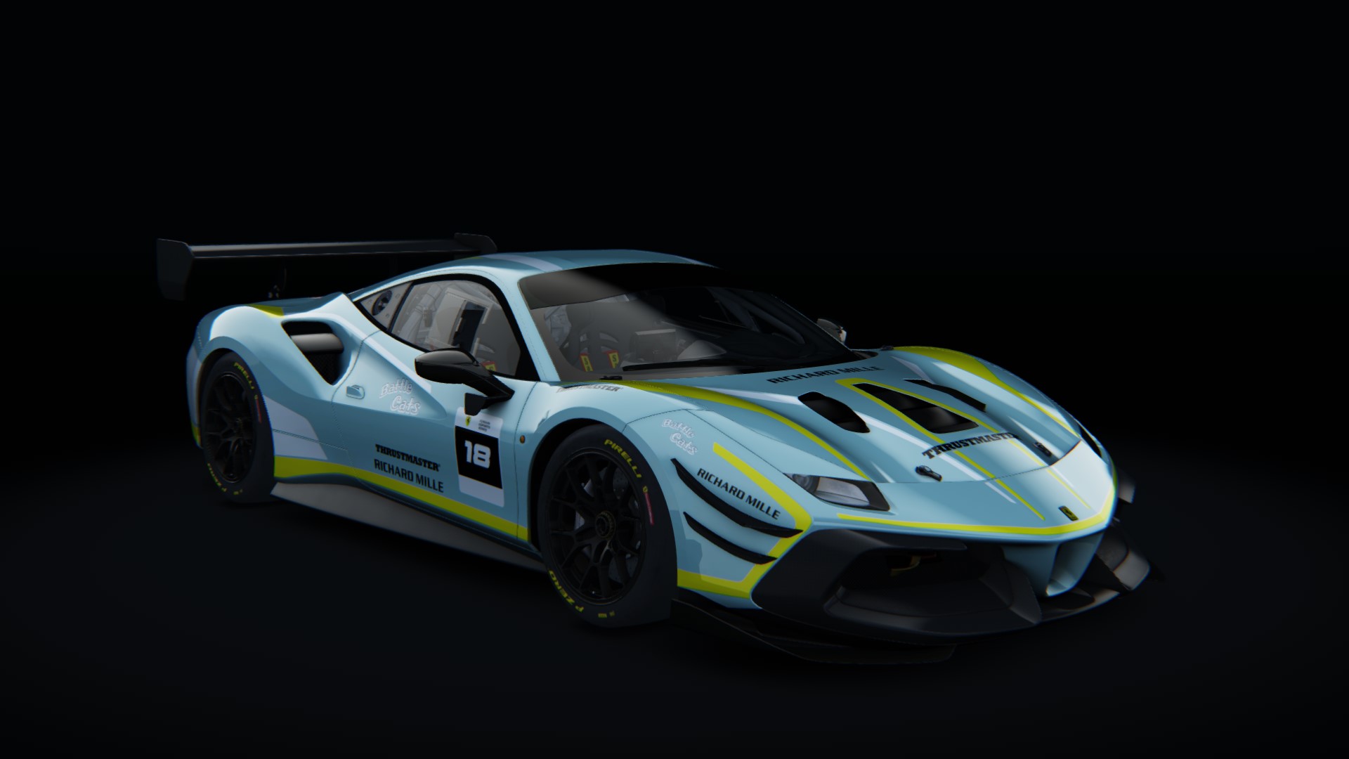 Ferrari 488 Challenge Evo, skin fes_2021_18_grey_alloy