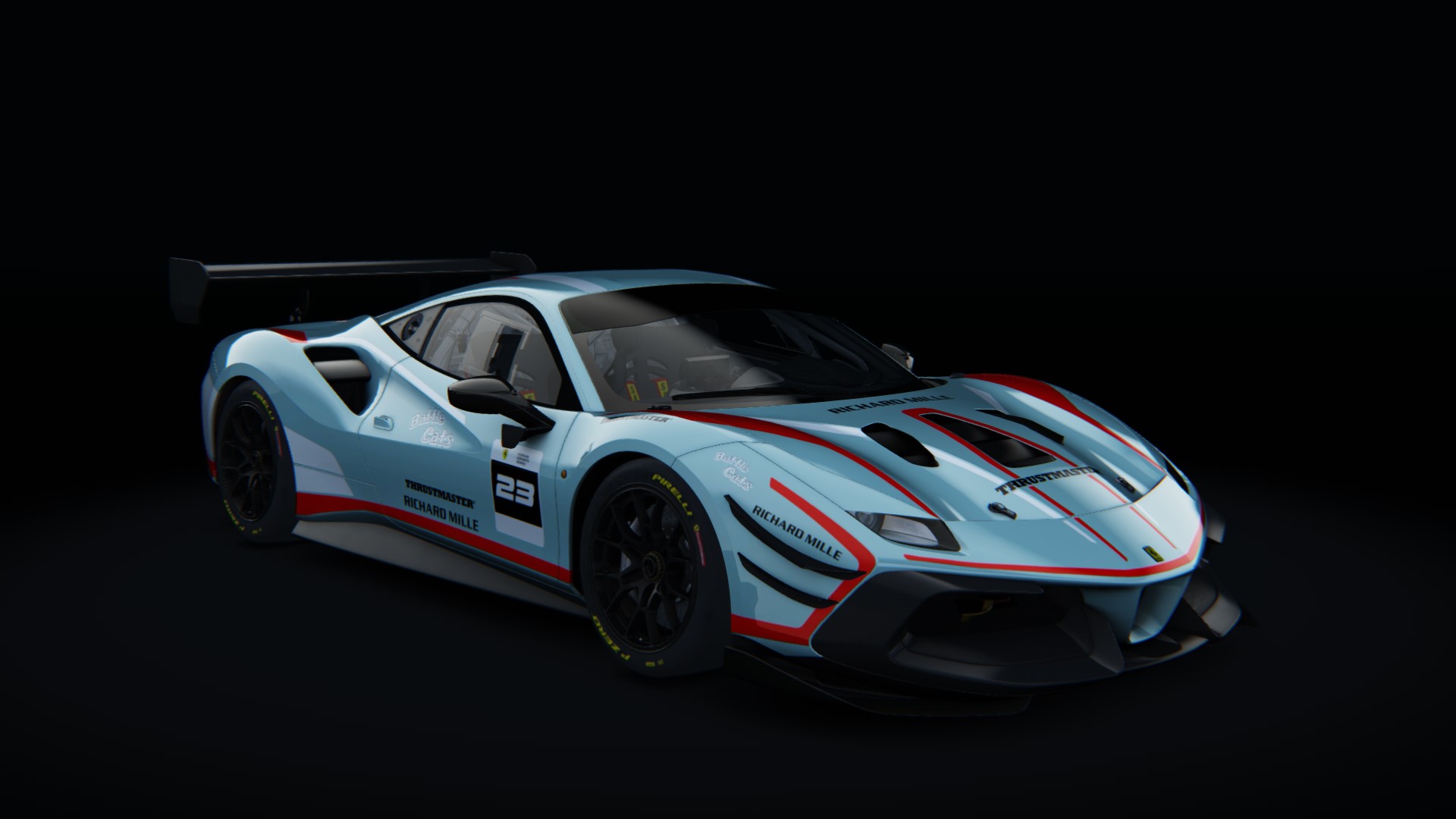 Ferrari 488 Challenge Evo, skin fes_2021_23_grey_alloy