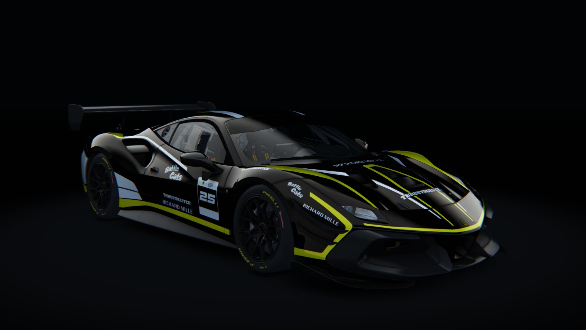 Ferrari 488 Challenge Evo, skin fes_2021_25_black