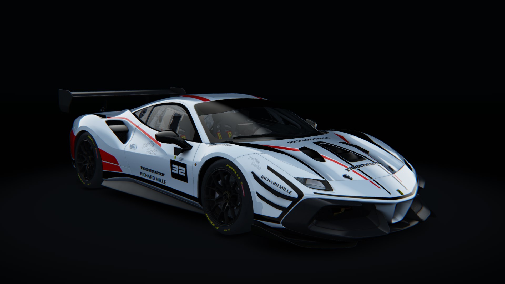 Ferrari 488 Challenge Evo, skin fes_2021_32_white