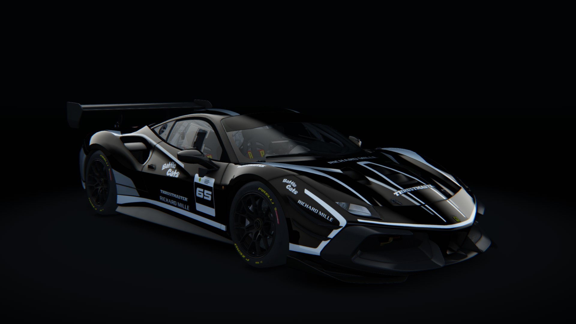 Ferrari 488 Challenge Evo, skin fes_2021_65_black