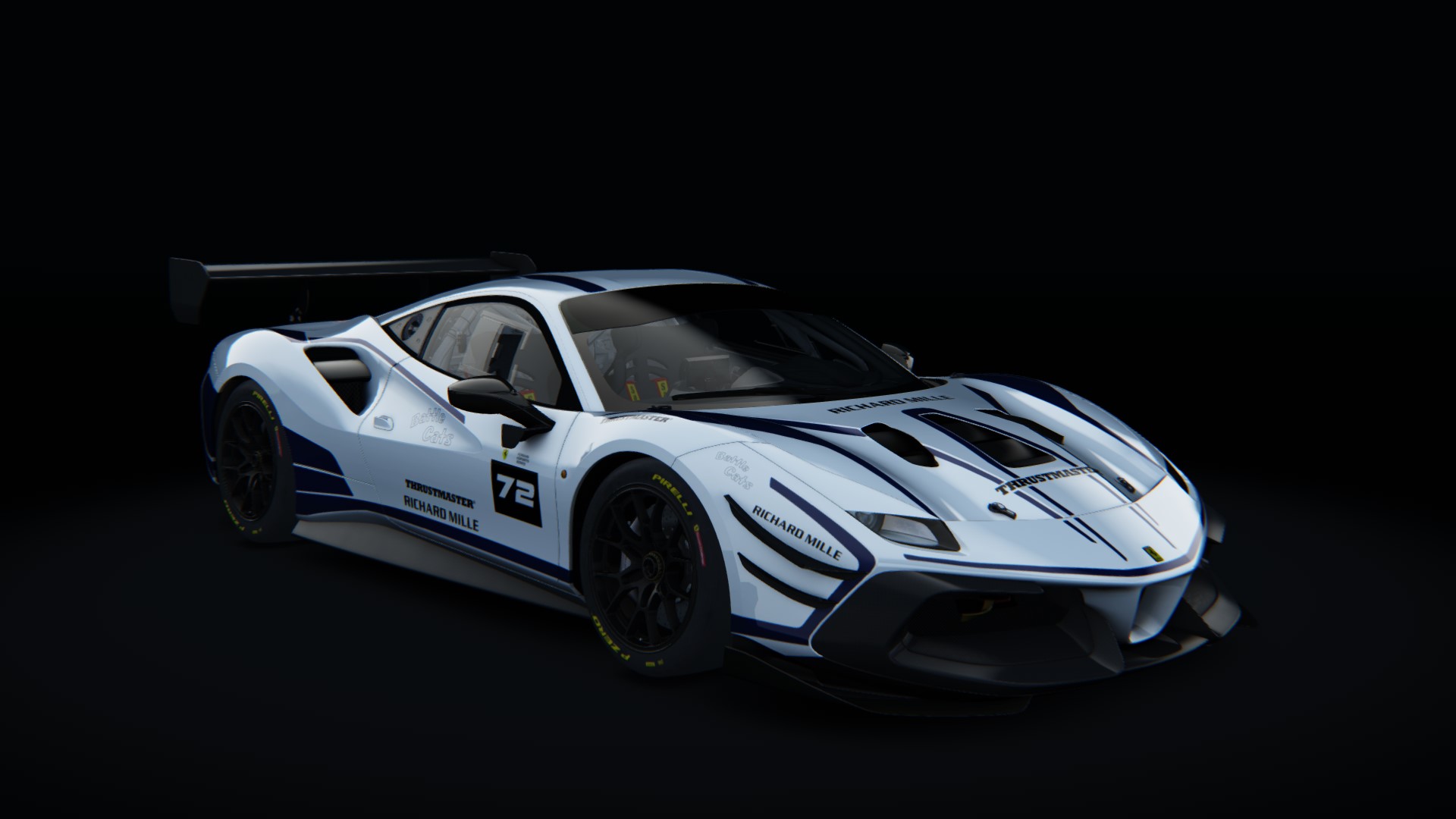 Ferrari 488 Challenge Evo, skin fes_2021_72_white