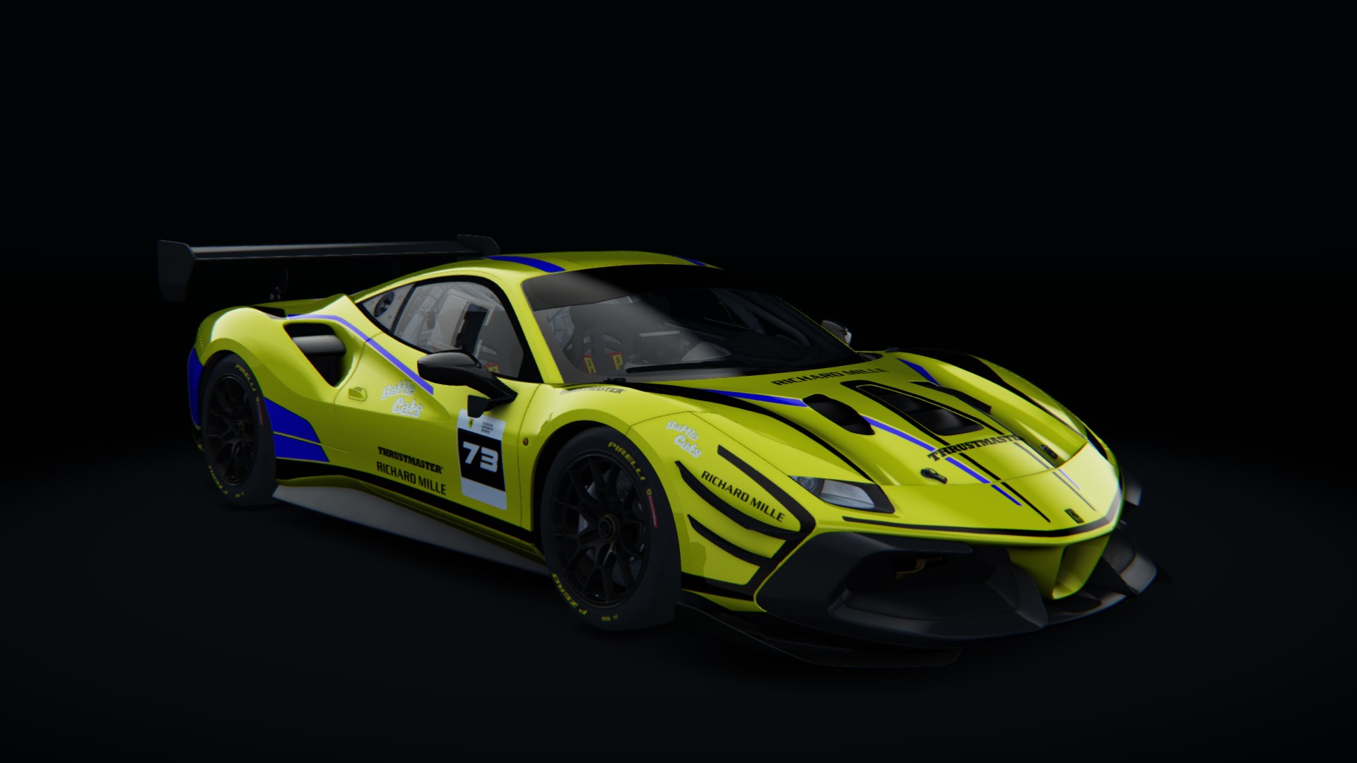 Ferrari 488 Challenge Evo, skin fes_2021_73_yellow