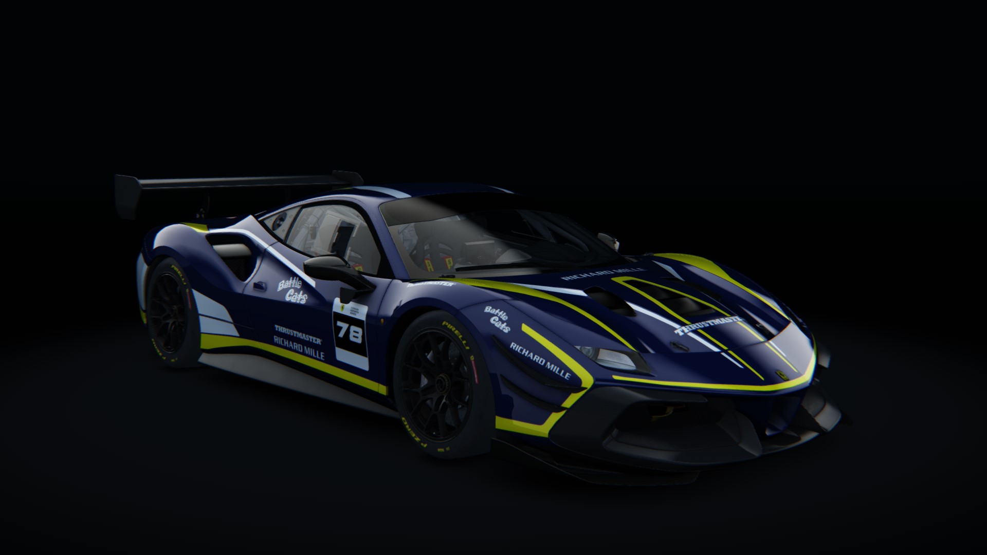 Ferrari 488 Challenge Evo, skin fes_2021_78_blue