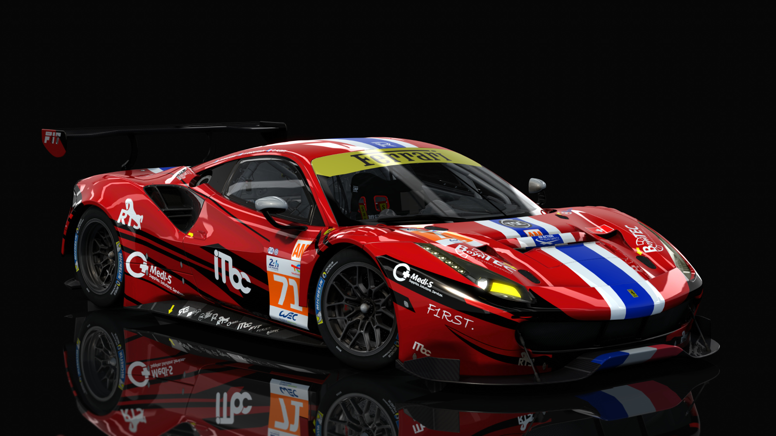 Ferrari 488 GT3, skin 2022_71_LM_SpiritOfRace_488GTE