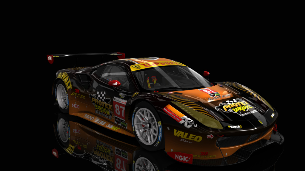 Ferrari 488 GT3, skin 87_Bardahl