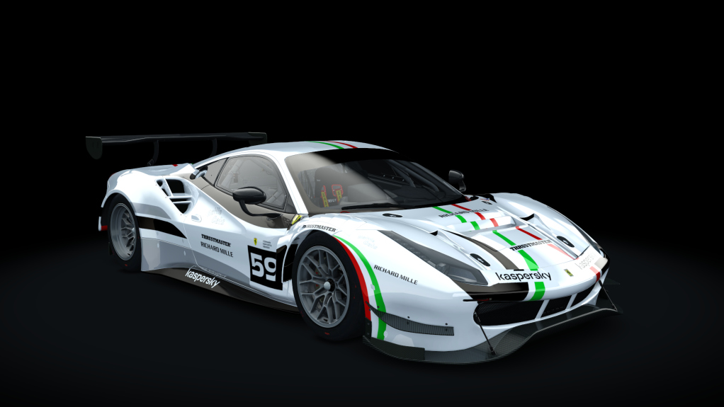 Ferrari 488 GT3 Evo 2020, skin fes_2021_59_white