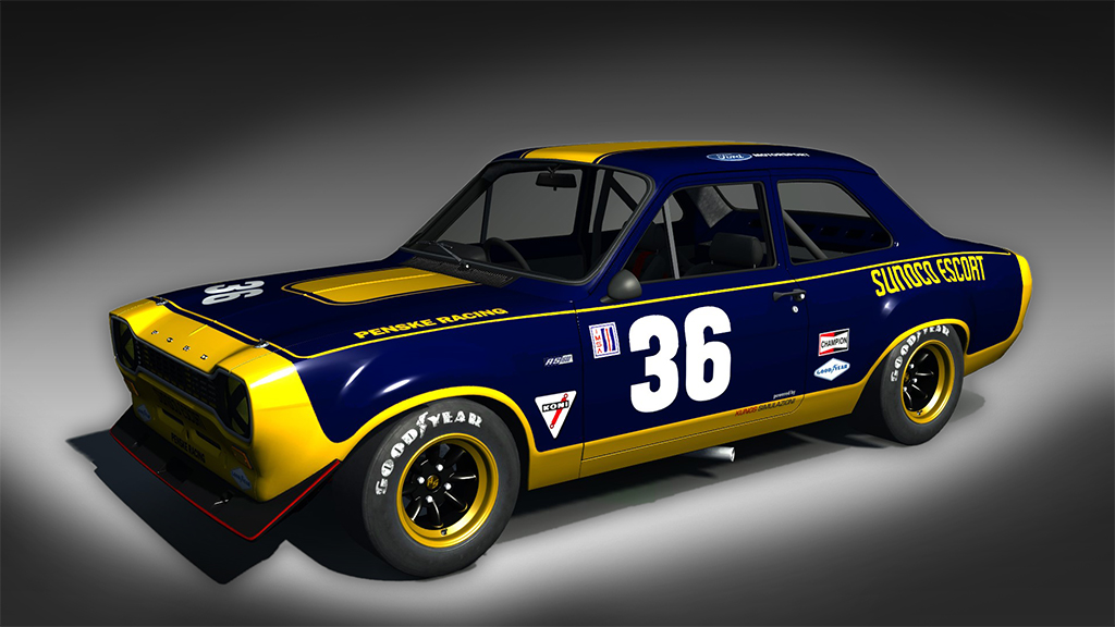 Ford Escort RS1600, skin Penske_36