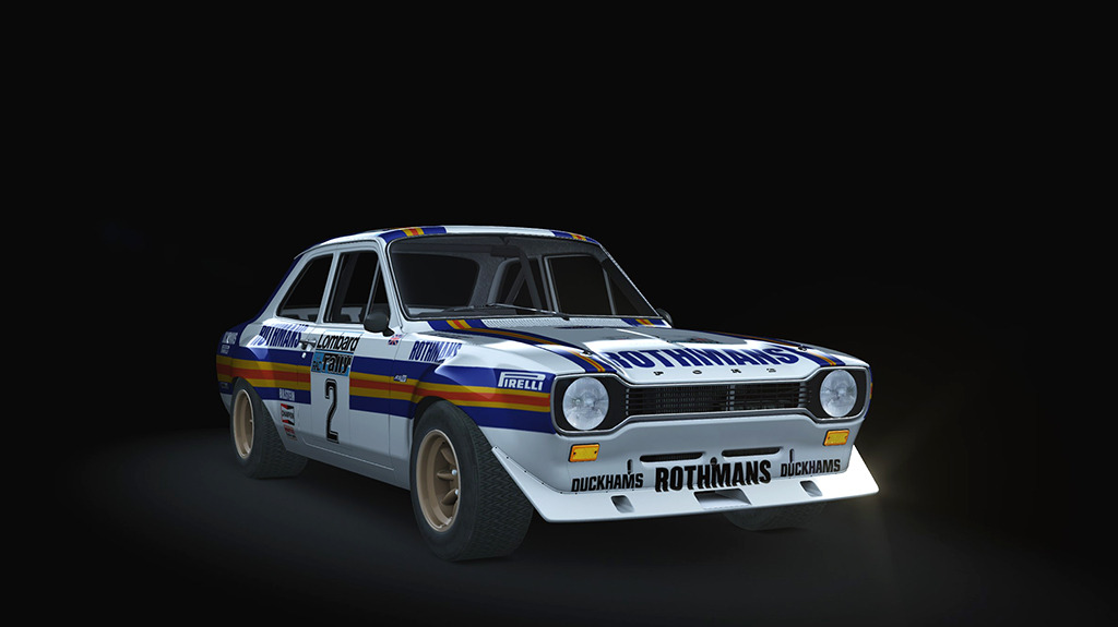 Ford Escort RS1600, skin rothmans_rt