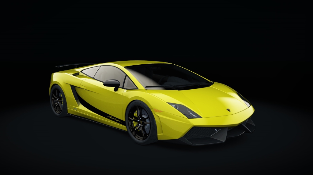 Lamborghini Gallardo SL Step3, skin striped_yellow