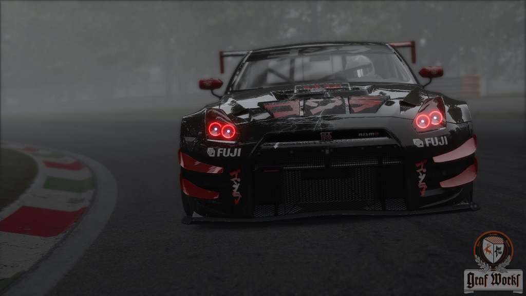 Nissan GT-R GT3, skin 2015_Kunos_Godzilla
