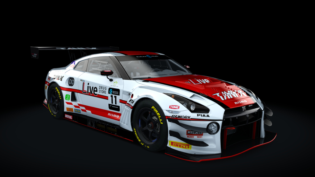 Nissan GT-R GT3, skin 2018_Suzuka10h_Gainer_11