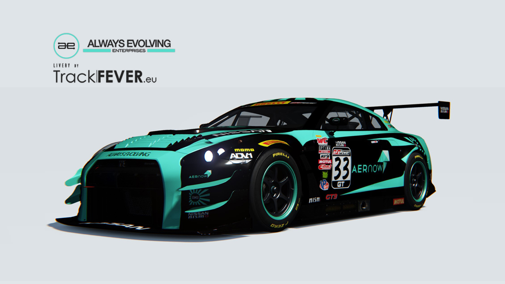 Nissan GT-R GT3, skin Always Evolving 33