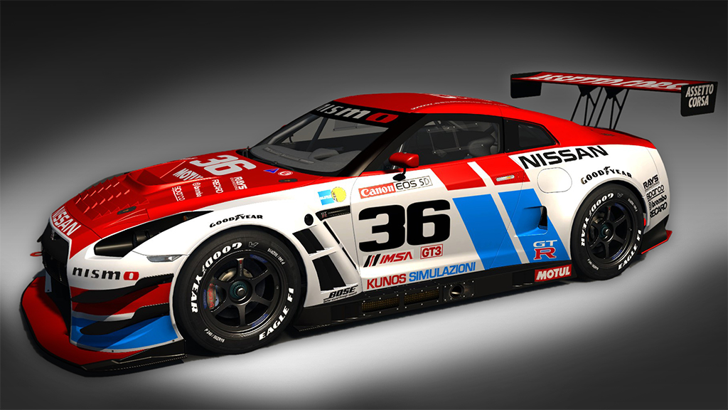 Nissan GT-R GT3, skin Retro_36