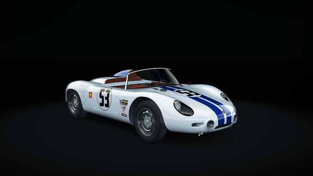 Porsche 718 RS 60 Spyder, skin whiteblue_53