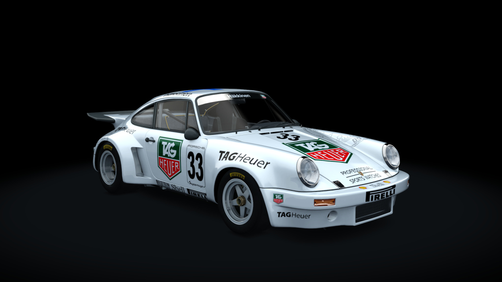 Porsche 911 Carrera RSR 3.0, skin tag_heuer_hakkinen