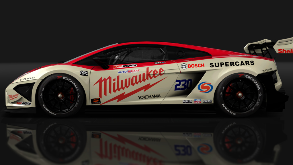 Lamborghini Gallardo LP570-4 ST GT3, skin rs_230_milwaukee