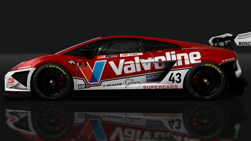 Lamborghini Gallardo LP570-4 ST GT3, skin rs_43_valvoline