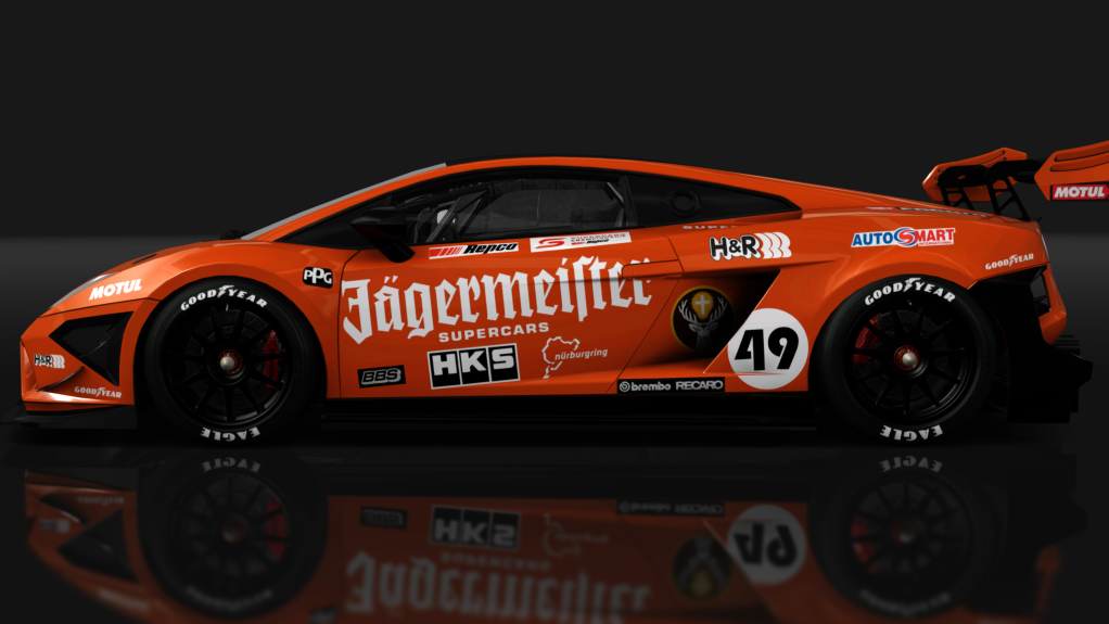 Lamborghini Gallardo LP570-4 ST GT3, skin rs_49_jagermeister