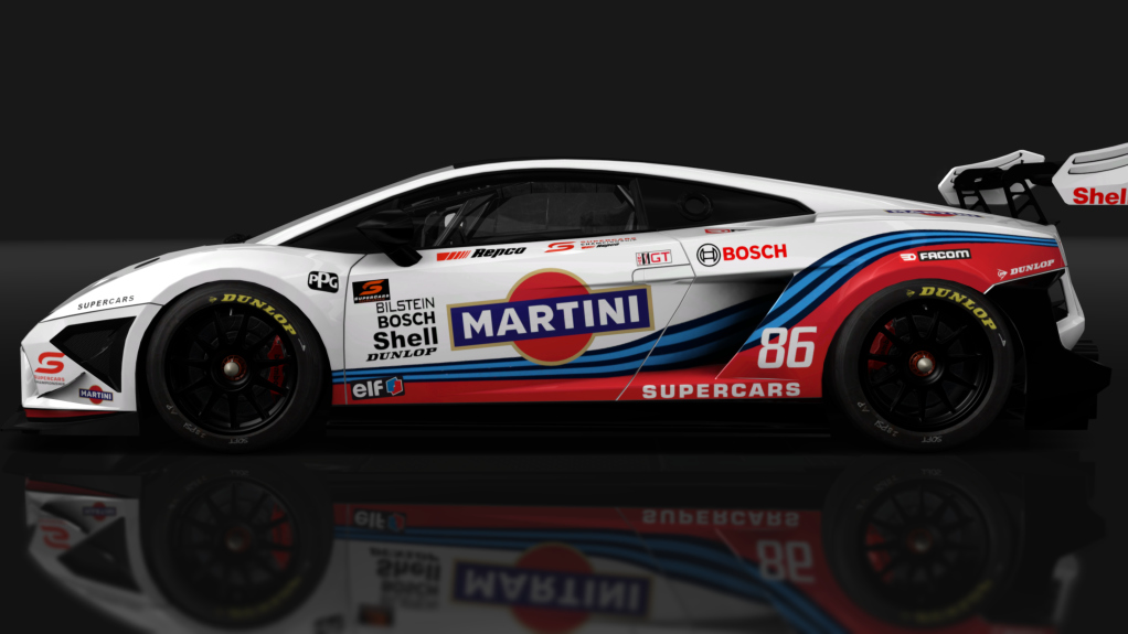 Lamborghini Gallardo LP570-4 ST GT3, skin rs_86_martini