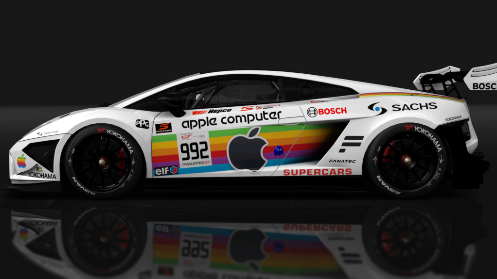 Lamborghini Gallardo LP570-4 ST GT3, skin rs_992_apple